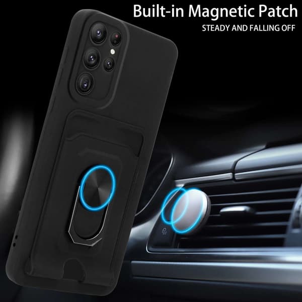 Samsung Galaxy S22 ULTRA Etui Kæde Cover(Sort)
