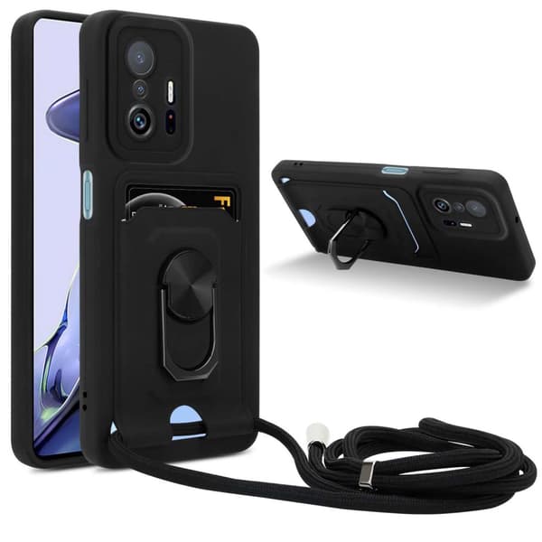 Xiaomi 11T / 11T PRO Deksel Kjede for mobiltelefoner med stativfunksjon