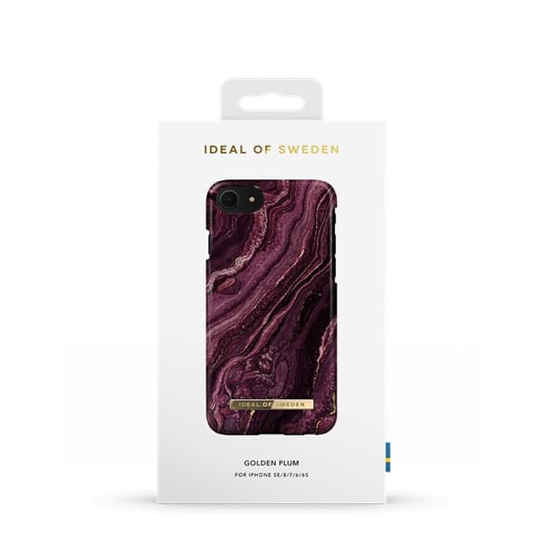 Ideal of Sweden iPhone 6/6S/7/8/SE Skal Fashion Case Golden Plum