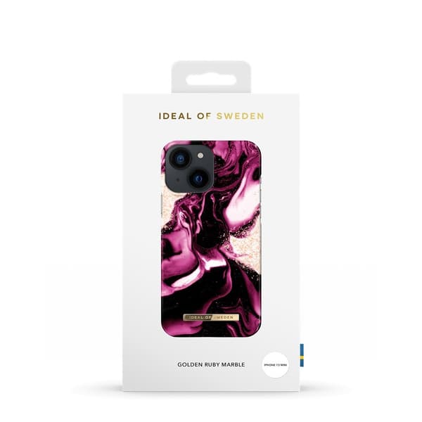 Ideal of Sweden iPhone 13 Mini Kuori Fashion Case Golden Ruby
