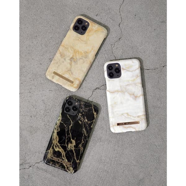 Ideal of Sweden iPhone 13 Cover Fashion Case Golden Smoke Marble