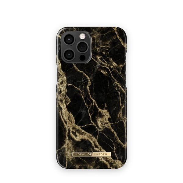 Ideal of Sweden iPhone 13 Pro Max Skal Fashion Case Golden Smoke Marble