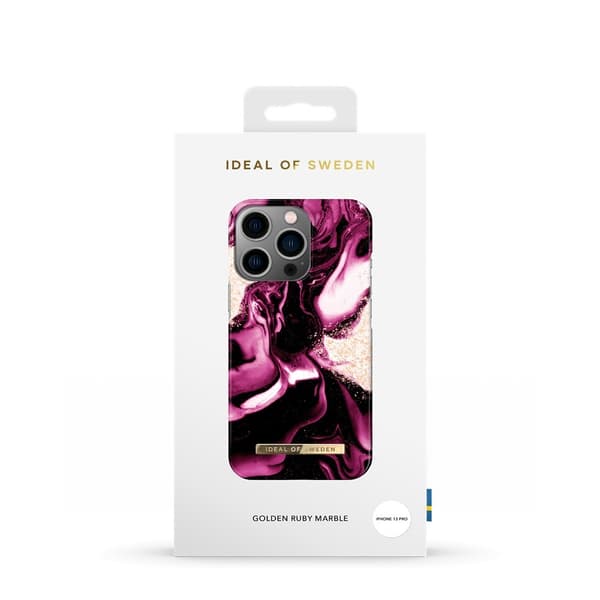 Ideal of Sweden iPhone 13 Pro Cover Fashion Case Golden Ruby