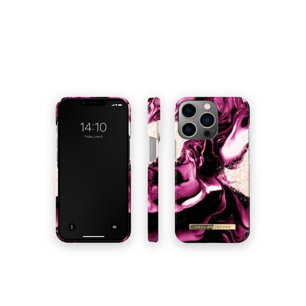 Ideal of Sweden iPhone 13 Pro Cover Fashion Case Golden Ruby