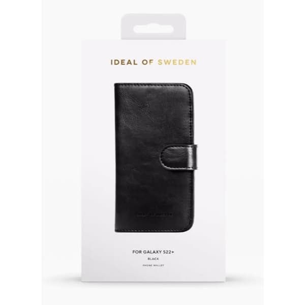 Ideal of Sweden Samsung Galaxy S22 Plus Etui Magnet Wallet+ Sort