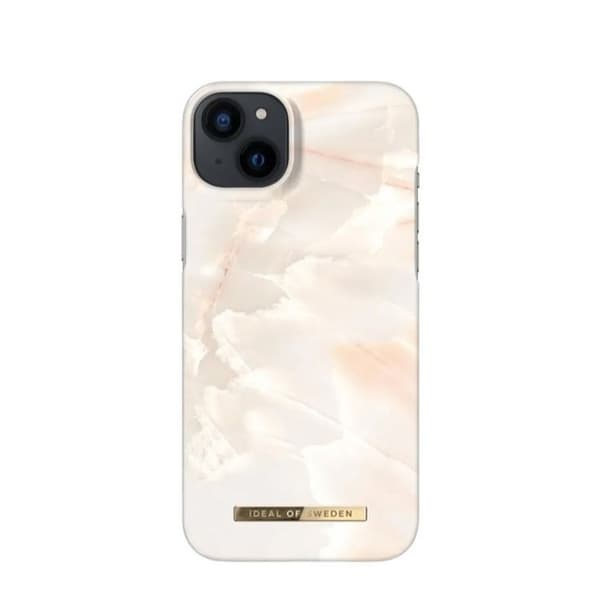 Ideal of Sweden iPhone 14 Plus Kuori Fashion Case MagSafe Rose Pearl Marble