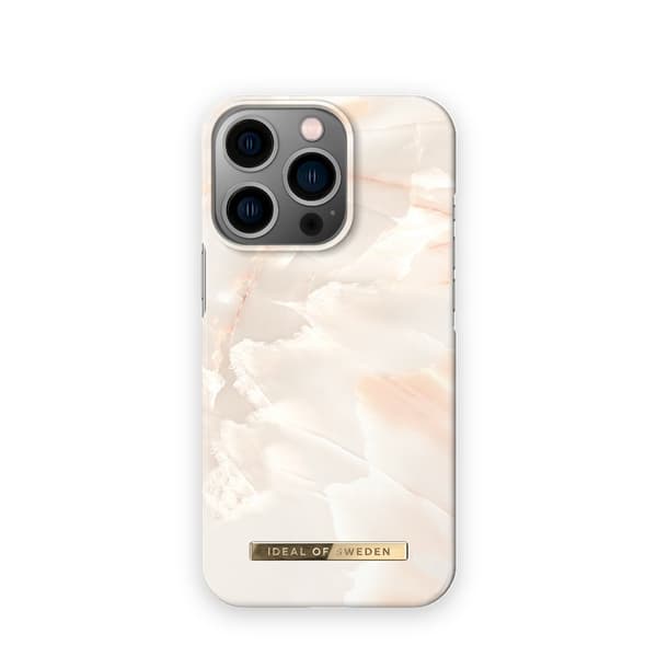 Ideal of Sweden iPhone 14 Pro Max Kuori Fashion Case MagSafe Rose Pearl Marble