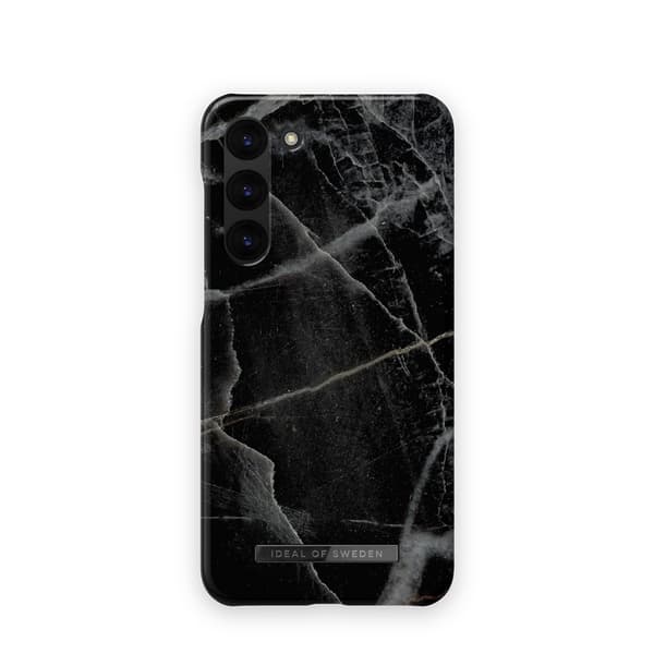 Ideal of Sweden Samsung Galaxy S23 Skal Fashion Case Black Thunder Marble
