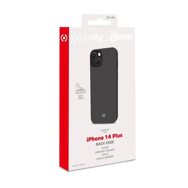 Celly iPhone 14 Plus Kuori CROMO Musta
