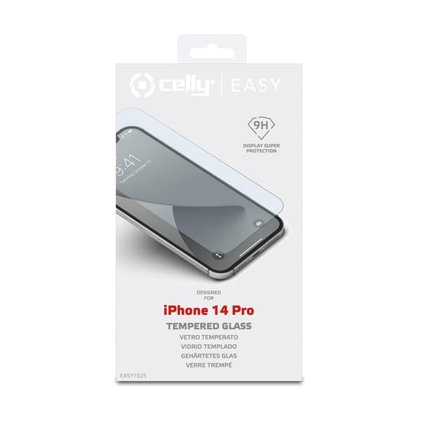 Celly iPhone 14 Pro Skærmbeskytter EASY