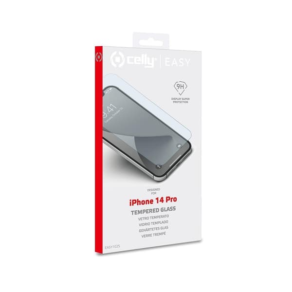 Celly iPhone 14 Pro Skærmbeskytter EASY