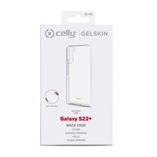 Celly Samsung Galaxy S22 Plus Kuori GELSKIN Läpinäkyvä