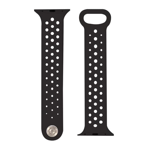 Celly Apple Watch 44/45/46mm Ranneke Watchband Musta