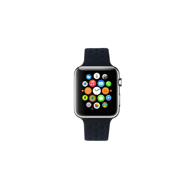 Celly Apple Watch 44/45/46mm Ranneke Watchband Musta