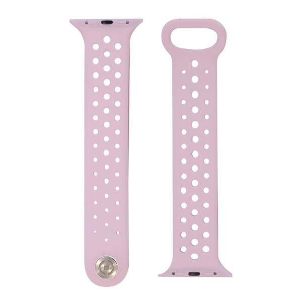 Celly Apple Watch 44/45/46mm Ranneke Watchband Vaaleanpunainen