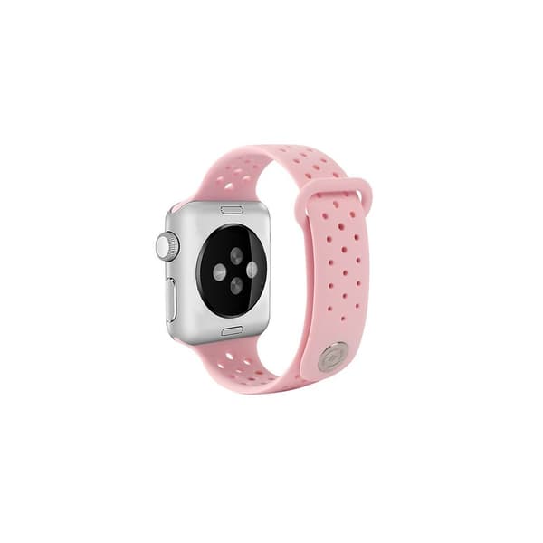 Celly Apple Watch 44/45/46mm Ranneke Watchband Vaaleanpunainen