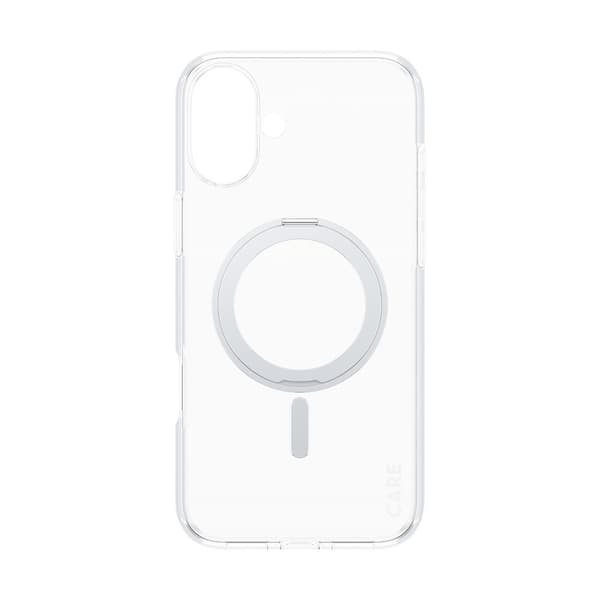 CARE by PanzerGlass iPhone 16 Plus Skal Kickstand MagSafe Silver