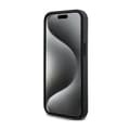 Miniatyrbild 5 av 6: DKNY Leather Mono Stripe &amp; Metal Logo - Fodral för iPhone 15/14/13 (svart)
