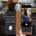 Miniatyrbild 6 av 6: Sony Xperia M Fodral Skal med kortplats, 360 graders skyddande flip case cover
