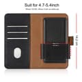 Miniatyrbild 2 av 6: Sony Xperia M Fodral Skal med kortplats, 360 graders skyddande flip case cover