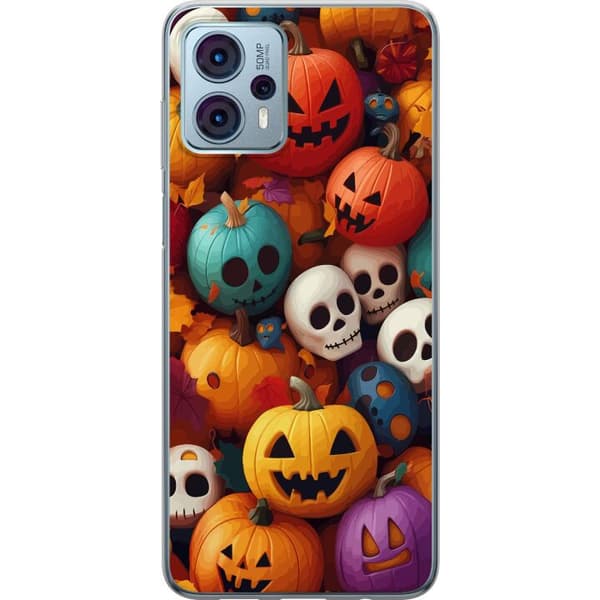 Motorola Moto G23 Läpinäkyvä kuori Halloween kuvio 2024