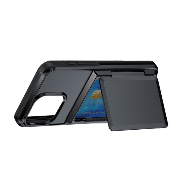 INF Beskyttelsesveske med kortholder for iPhone - Svart iPhone 16 Pro Max