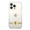 Miniatyrbild 4 av 4: Skal till iPhone 13 Pro i stötsäker TPU modell Italia Wings Ferrari Transparent