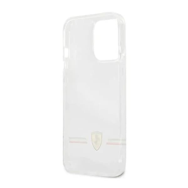 Skal till iPhone 13 Pro i stötsäker TPU modell Italia Wings Ferrari Transparent