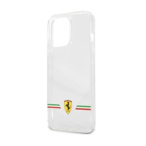 Skal till iPhone 13 Pro i stötsäker TPU modell Italia Wings Ferrari Transparent