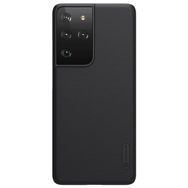 Skyddsfodral för Samsung Galaxy S21 Ultra 5G - Nillkin Super Frosted Shield - Svart