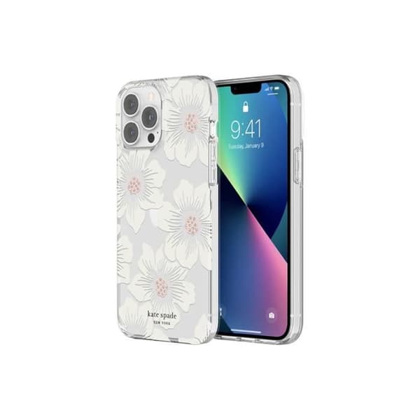 Fodral för iPhone 12 Pro Max / 13 Pro Max Hollyhock Range Hollyhock Print Kate Spade White