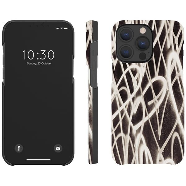 agood company iPhone 13 Pro Kuori Kasvipohjainen Graffiti Heart Black White