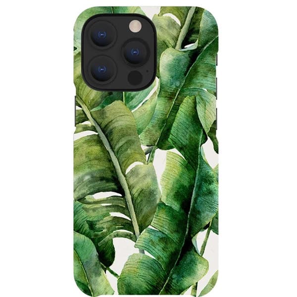 agood company iPhone 13 Pro Max Kuori Kasvipohjainen Palm Leaves