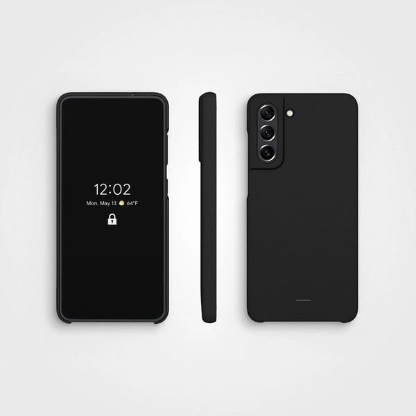 agood company Samsung Galaxy S21 FE Deksel Plantebasert Charcoal Black
