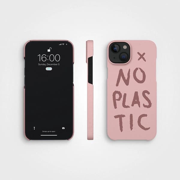agood company iPhone 14 Kuori Kasvipohjainen No Plastic Dusty Pink