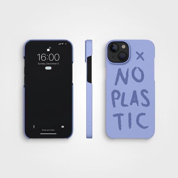 agood company iPhone 14 Kuori Kasvipohjainen No Plastic Vista Blue