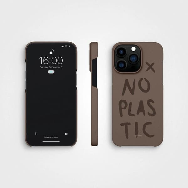 agood company iPhone 14 Pro Kuori Kasvipohjainen No Plastic Earth Brown