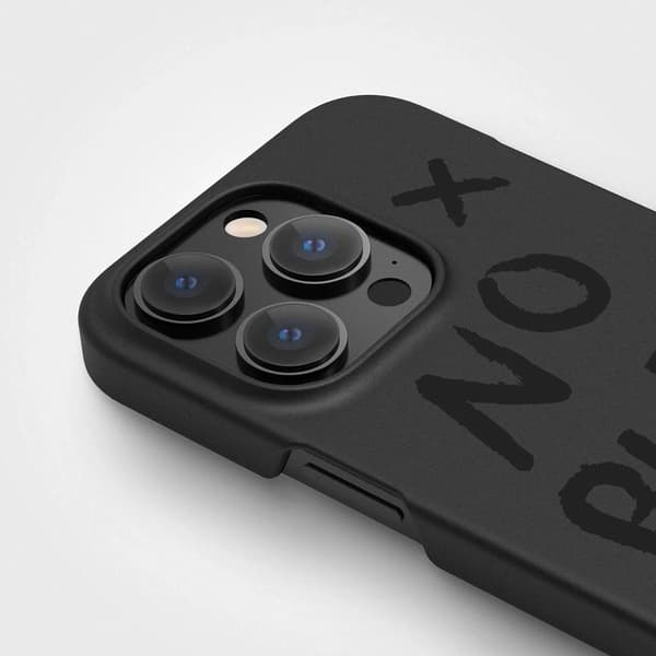 agood company iPhone 14 Pro Kuori Kasvipohjainen No Plastic Charcoal Black