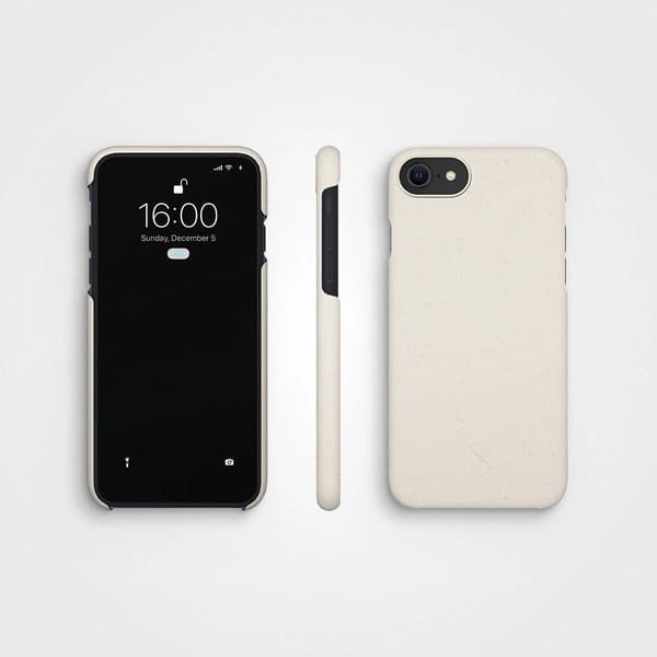 agood company iPhone 6/6S/7/8/SE Deksel Plantebasert Vanilla White