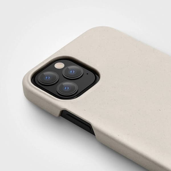 agood company iPhone 12/iPhone 12 Pro Kuori Kasvipohjainen Vanilla White