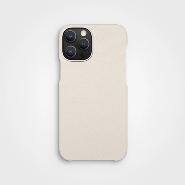 agood company iPhone 12/iPhone 12 Pro Kuori Kasvipohjainen Vanilla White