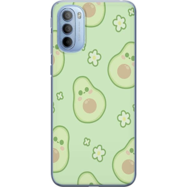 Motorola Moto G31 Läpinäkyvä kuori Avokado Makea