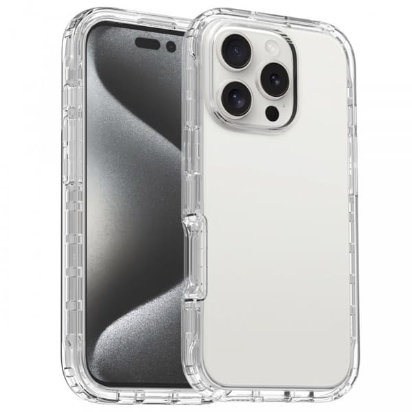 iPhone 16 Pro Heltäckande Premium 3D Skal 3in1 ThreeSixty Clear