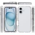 Miniatyrbild 6 av 6: iPhone 16 Heltäckande Premium 3D Skal 3in1 ThreeSixty Clear