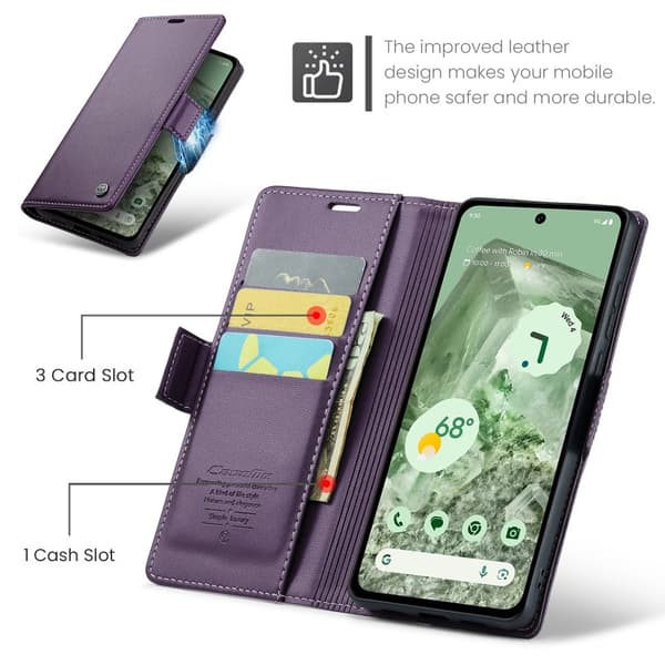CaseMe Skin Pro Fodral Google Pixel 8A - Lila