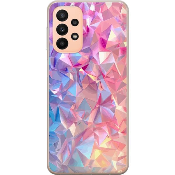 Samsung Galaxy A23 5G Genomskinligt Skal Dimensional Fantasi