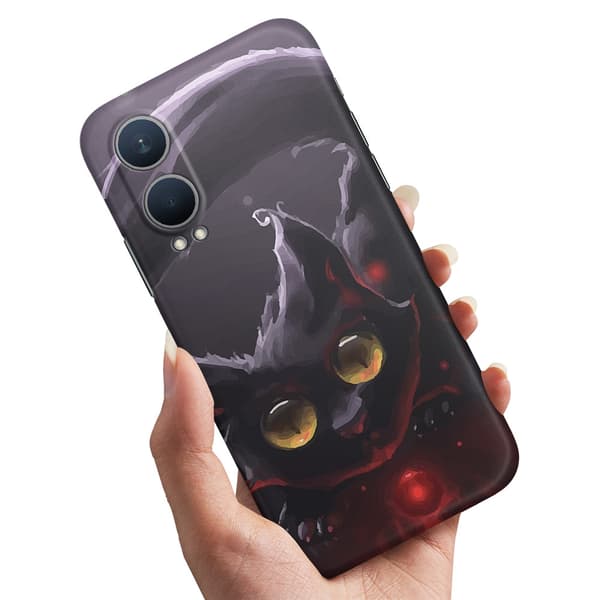 OnePlus Nord CE4 Lite 5G - Skal/Mobilskal Svart Katt
