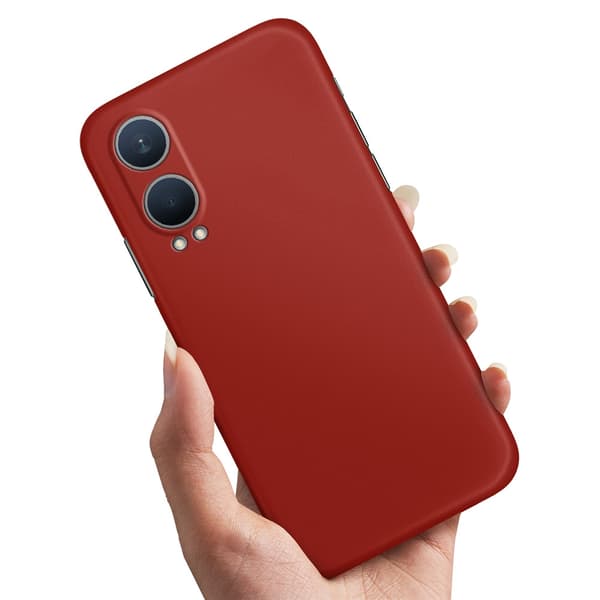 OnePlus Nord CE4 Lite 5G - Cover/Mobilcover Mørkrød