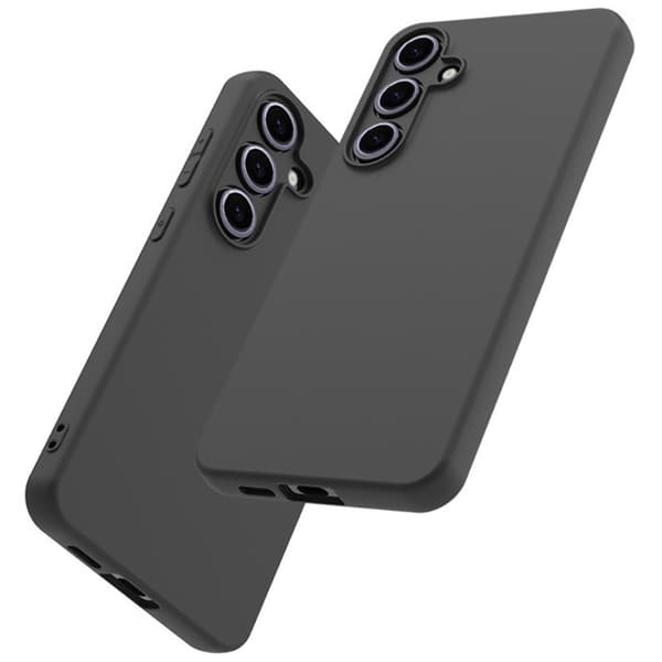 SKALO Samsung S24 FE Mattsvart Ultratunn TPU-Skal