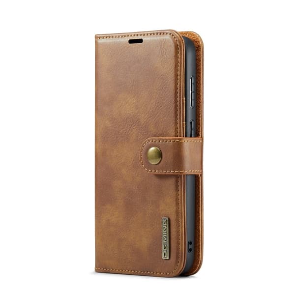 DG MING Samsung S24 FE 2-i-1 Magnet Plånboksfodral - Brun